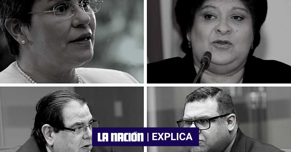 Candidatos a la Defensoría: Laura Arguedas, Daisy Corrales, José Manuel Echandi y Erick Ulate.