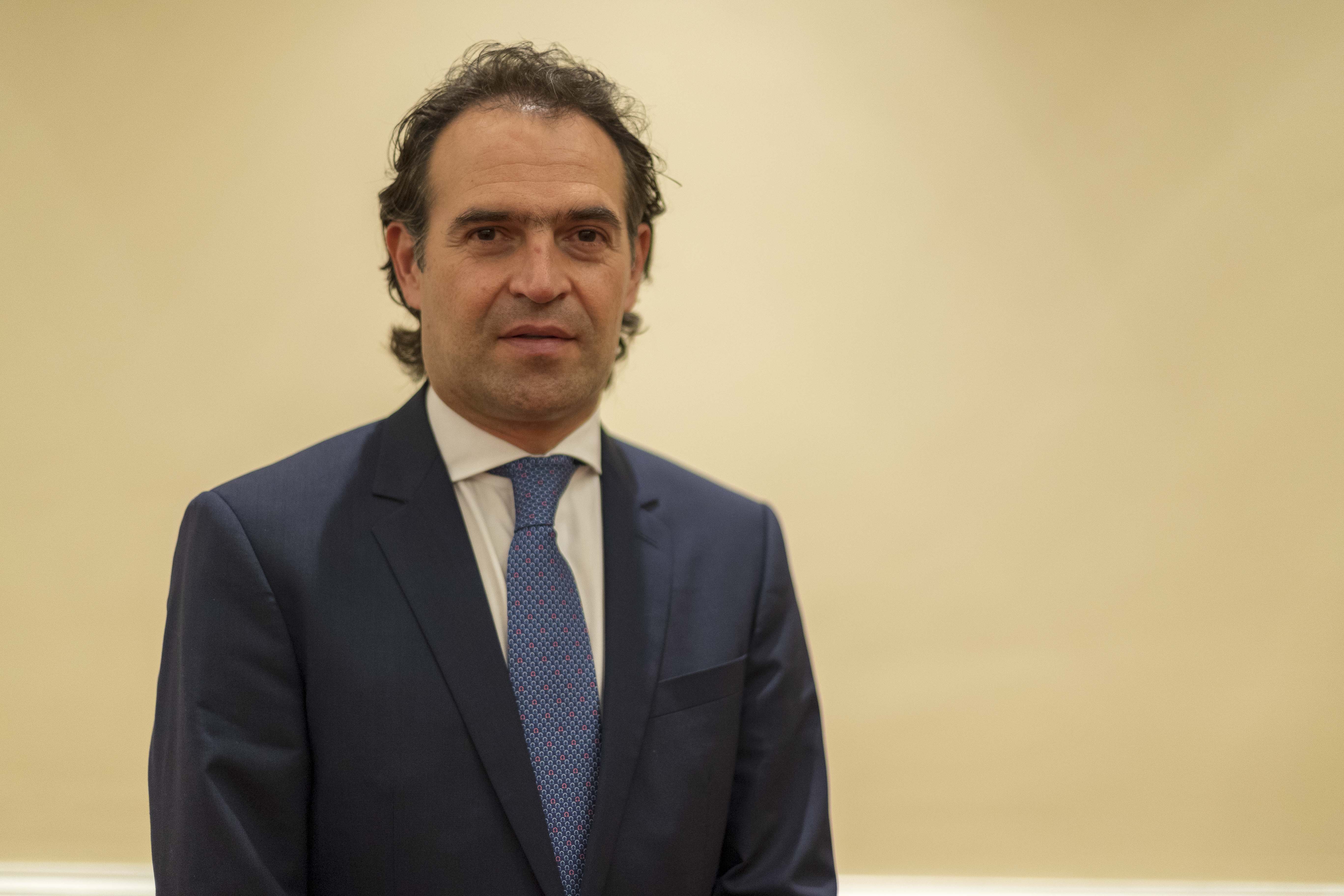 08/08/2018, San José, Hotel Real Intercontinental, entrevista con el alcalde de la ciudad de Medellín en Colombia para hablar como estan combatiendo la delincuencia y el narcotráfico en la ciudad. Fotografía José Cordero