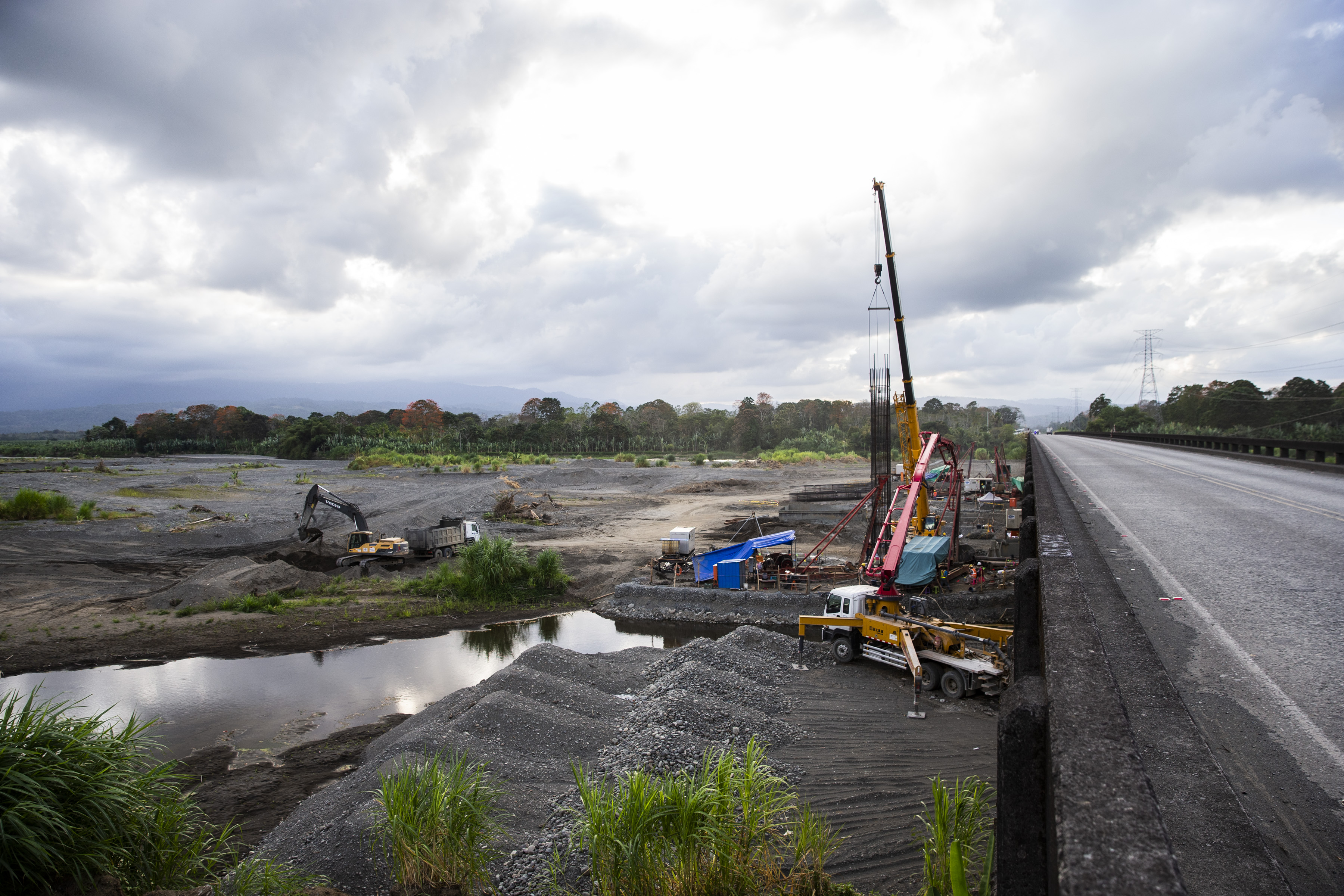 08/02/2019. Limón, Costa Rica. Cronica de varios limonences. Hablan sobre la problemática de tiene la provincia. Avances en la construcción de la Ruta 32. Puente Sobre el Rio Chirripo. Fotografia: Alejandro Gamboa Madrigal.
