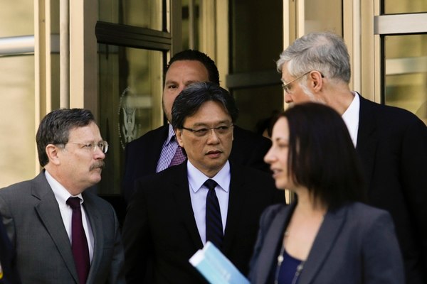 Eduardo Li en la Corte Federal del Distrito Este en Brooklyn en abril del 2016. Fotografía: AFP