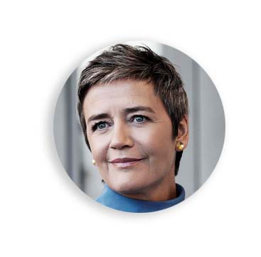 Margrethe Vestager es vicepresidenta ejecutiva de la Comisión Europea.