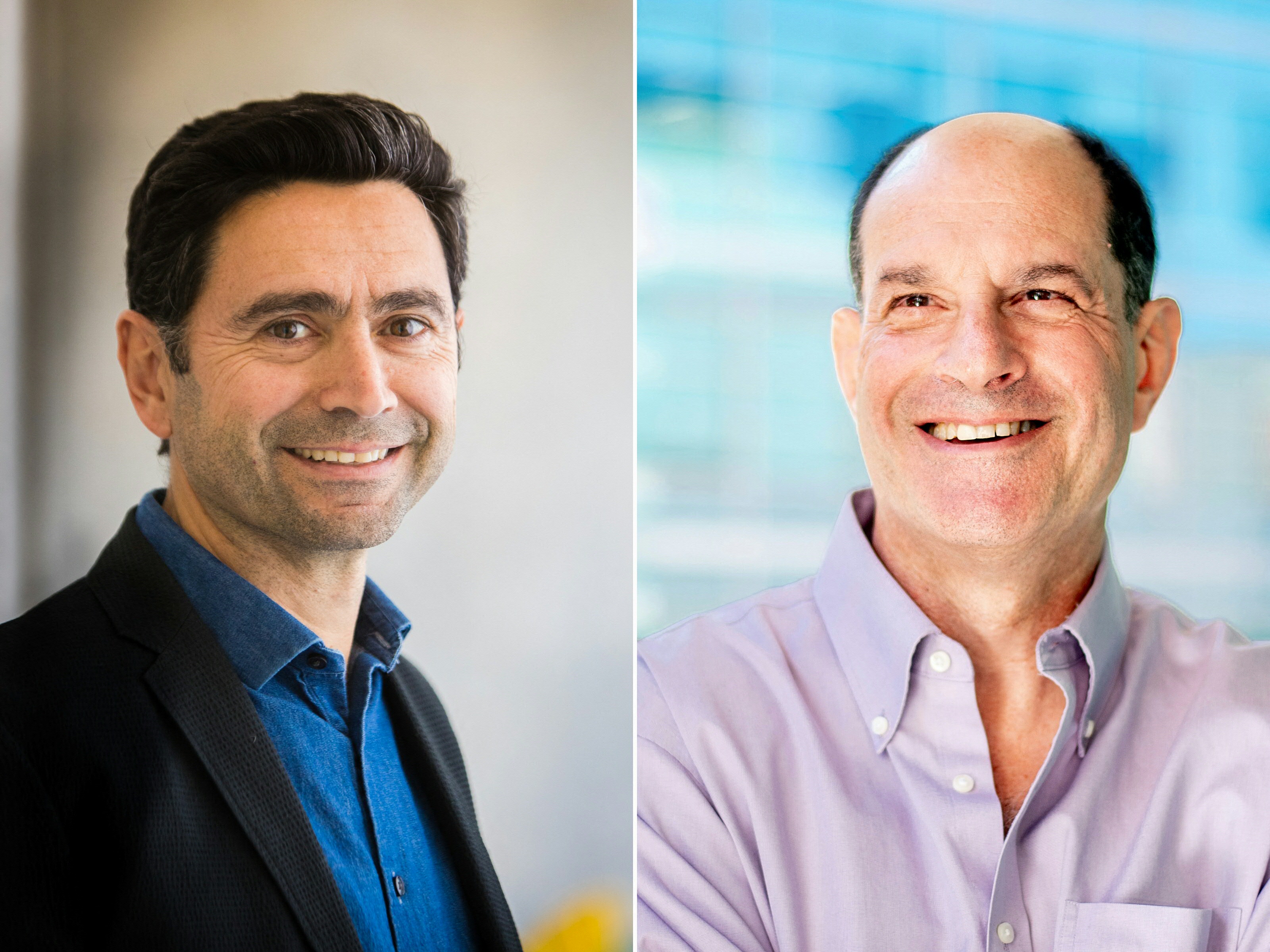 (COMBO) This combination of pictures created on October 04, 2021 shows a handout picture released on October 4, 2021 by Scripps Research with a portrait of the co-winner of the 2021 Nobel Prize in Physiology or Medicine, Ardem Patapoutian and a handout photo taken on September 5, 2019 in San Francisco and released on October 4, 2021 by the University of California San Francisco (UCSF) showing David Julius, PhD, professor and chair of the university's Department of Physiology, posing for a portrait after winning the 2020 Breakthrough Prize in Life Sciences. - US scientists David Julius and Ardem Patapoutian won the Nobel Medicine Prize for discoveries on receptors for temperature and touch. (Photos by Handout and Noah Berger / various sources / AFP) / (L) RESTRICTED TO EDITORIAL USE - MANDATORY CREDIT "AFP PHOTO /SCRIPPS RESEARCH " - NO MARKETING - NO ADVERTISING CAMPAIGNS - DISTRIBUTED AS A SERVICE TO CLIENTS
( R) RESTRICTED TO EDITORIAL USE - MANDATORY CREDIT "AFP PHOTO / NOAH BERGER / UCSF" - NO MARKETING - NO ADVERTISING CAMPAIGNS - DISTRIBUTED AS A SERVICE TO CLIENTS /