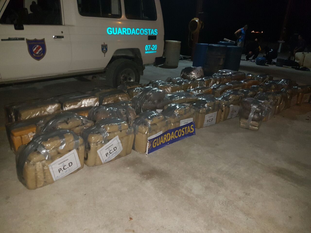 La droga decomisada tiene un valor en el mercado que ronda los ¢2.100 millones.
