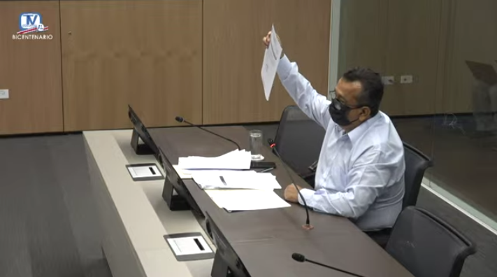 21/09/2021. Carlos Viales, alcalde de Corredores, asegura que le han difamado con base en una denuncia anónima que carece de pruebas. Foto: captura de pantalla