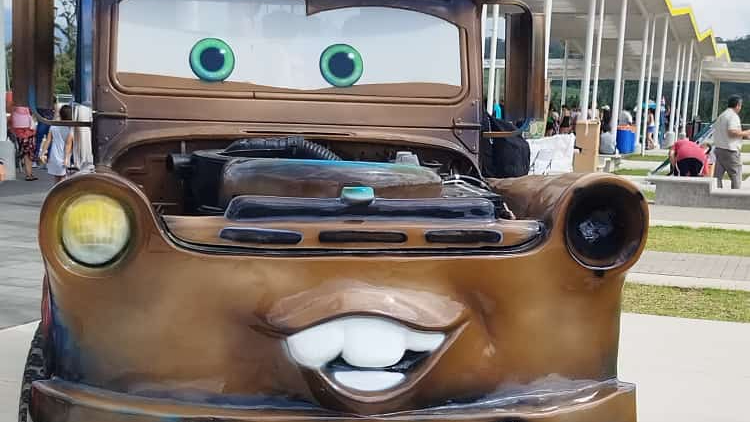 Rayo McQueen, Mate y sus amigos de 'Cars' llegaron al Museo de los Niños