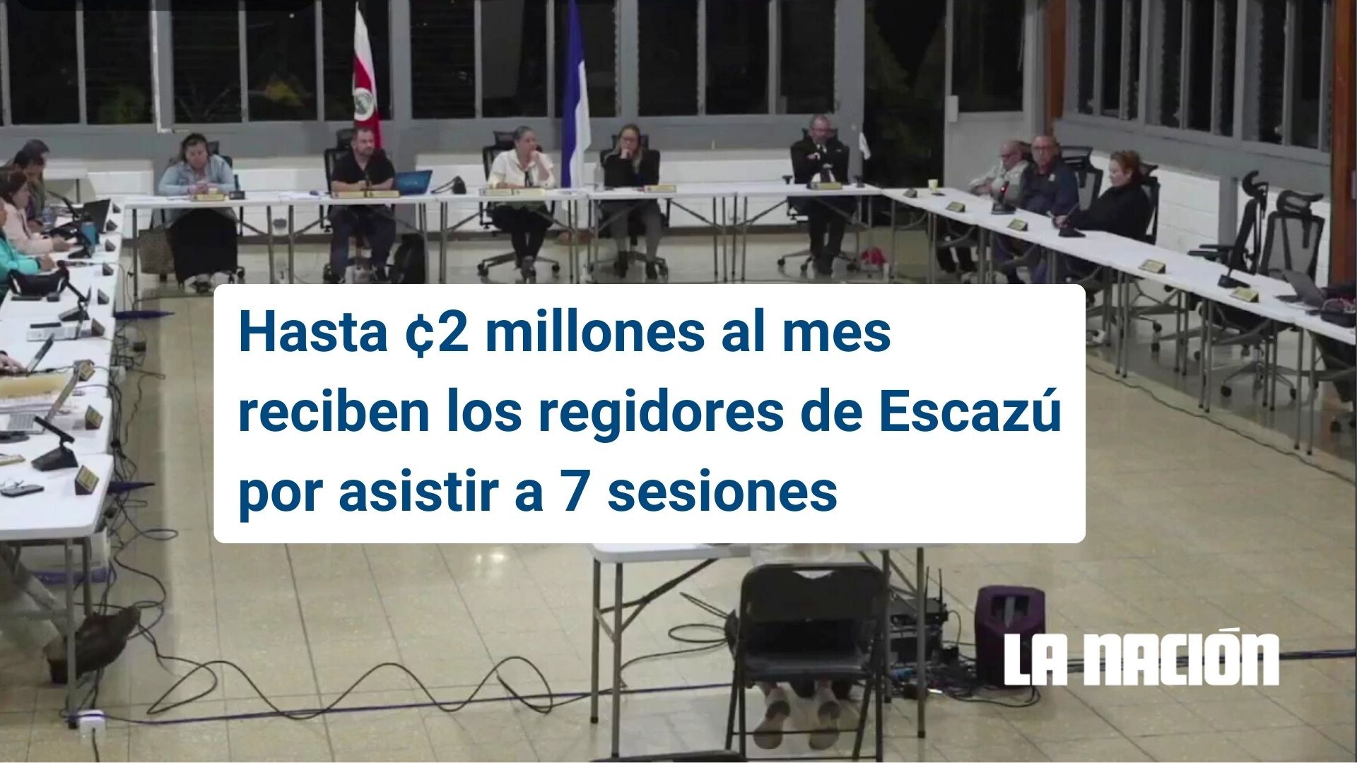 Municipalidad de Escazú regidores dietas