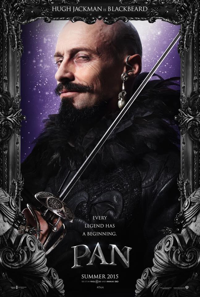 Hugh Jackman es Barbanegra en 'Pan', la nueva película de 'Peter Pan'.
