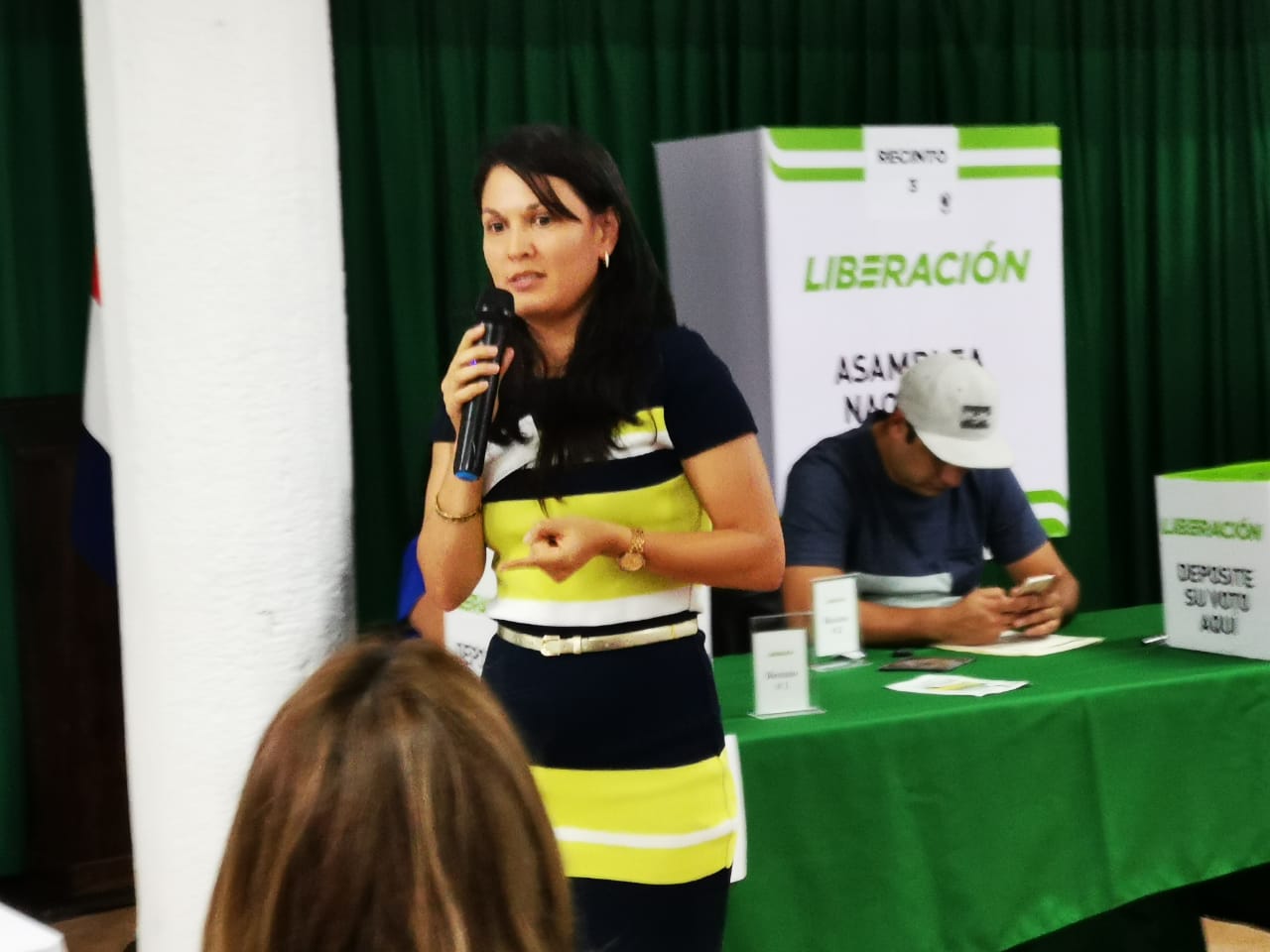 02/02/2019. Michelle Chinchilla en el Balcón Verden, el día que resultó electa como fiscal del PLN. Foto: PLN.
