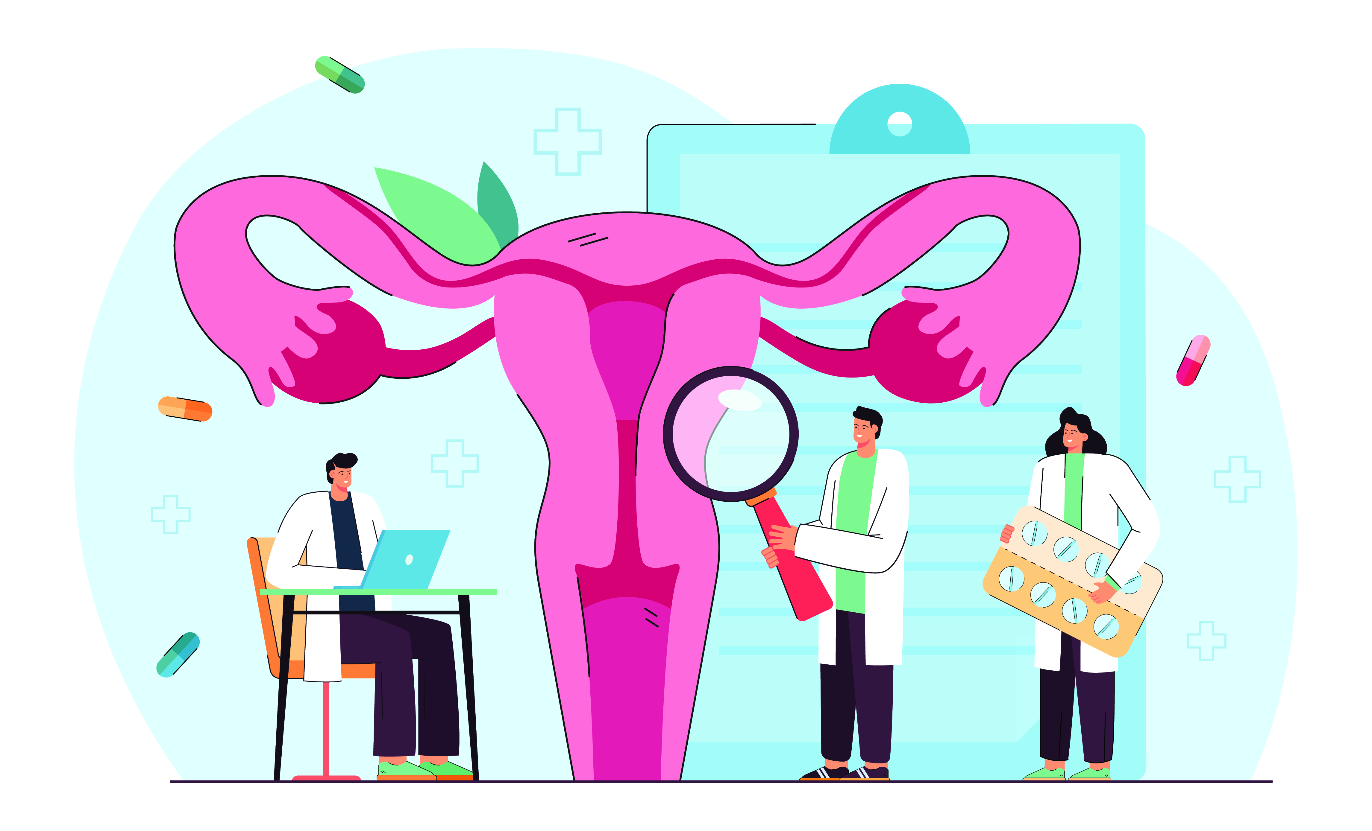 La salud de la vagina es vital para la salud generarl de la mujer, pero pocas veces se toma en cuenta.
Ilustración: Shutterstock