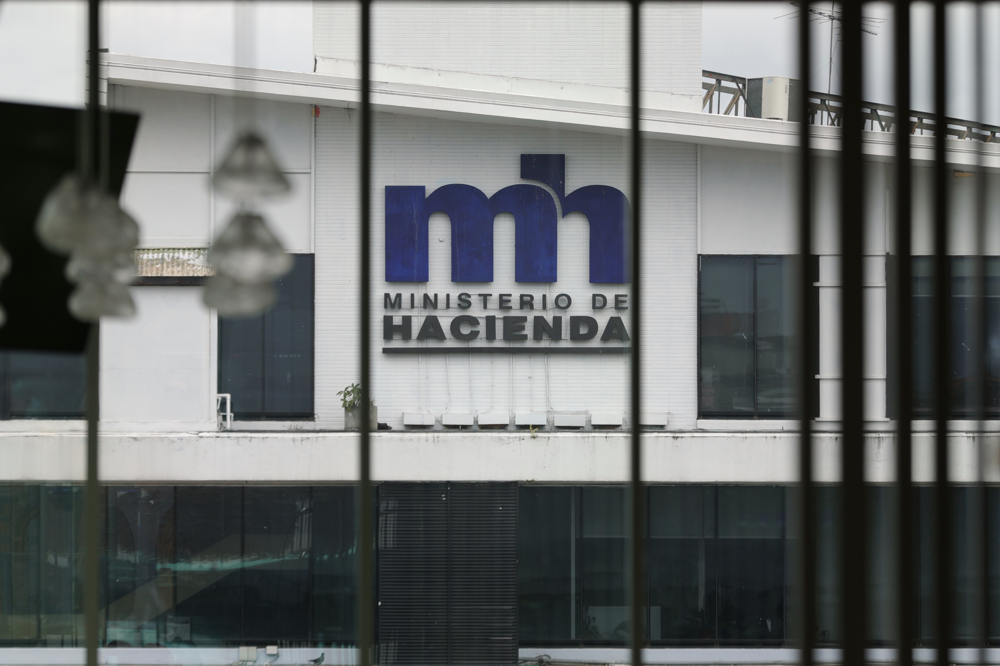 Rótulo Ministerio de Hacienda