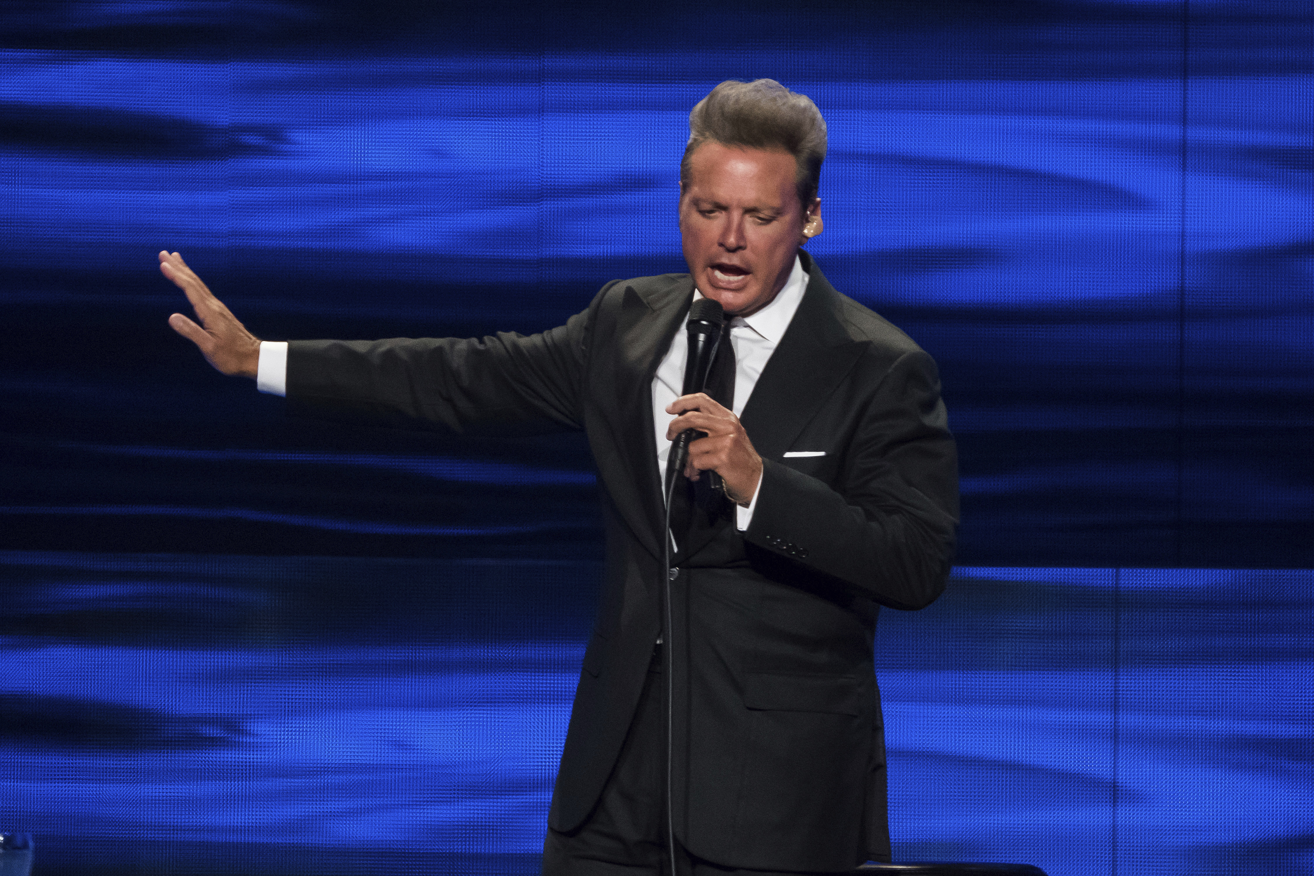 Luis Miguel performs in concert at Madison Square Garden on Saturday, June 9, 2018, in New York. (Photo by Charles Sykes/Invision/AP)