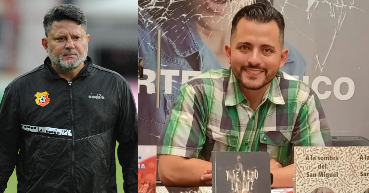 José Ricardo Carballo imitaba al presidente de Herediano, Jafet Soto.