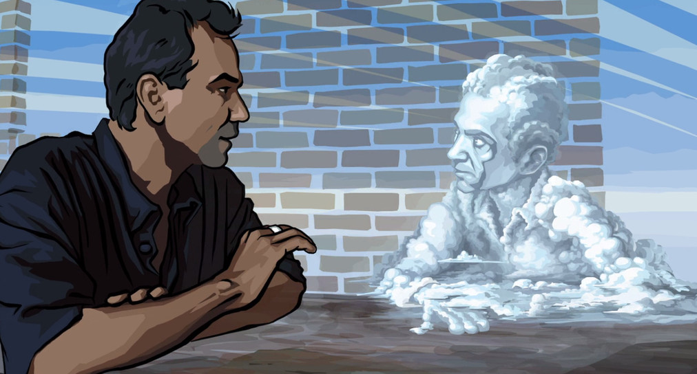 'Waking Life' es una estupenda película animada de Richard Linklater donde el protagonista transcurre entre sueños y paradojas. Foto: WikiCommons