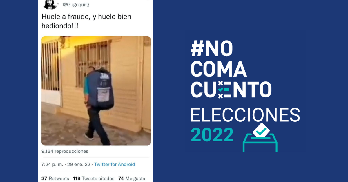 El auxiliar electoral que aparece en el video llevaba la tula de la junta receptora de votos 4109, de San Rafael de Cartago, confirmó el TSE. Los voluntarios que custodian los sacos pueden transportarlos por cualquier medio.