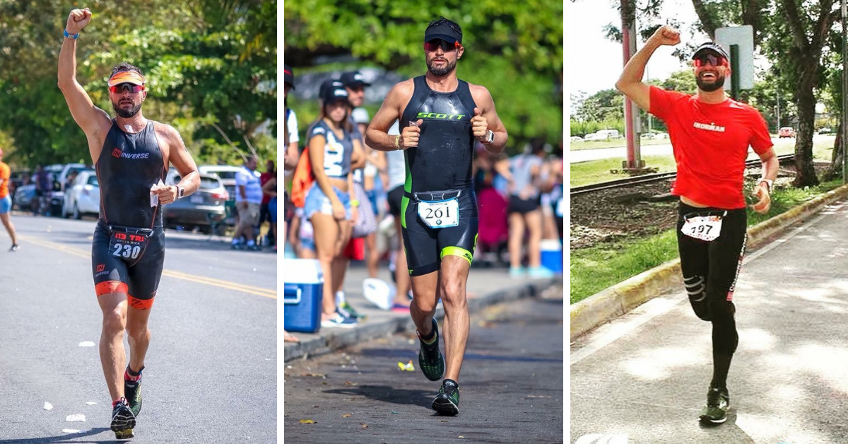 Paulo Feoli tiene 46 años y es triatleta. Fotos: cortesía