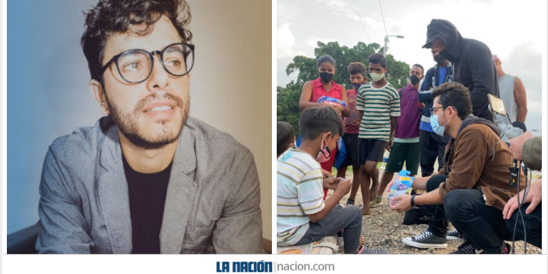 El músico costarricense, Pedro Capmany conoció en primera persona las difíciles circunstancias en las que viven los migrantes venezolanos. Él participó como entrevistador en un documental que busca concientizar el privilegio de vivir en democracia. Foto: IG (Pau Herrera) y Pedro Capmany para LN
