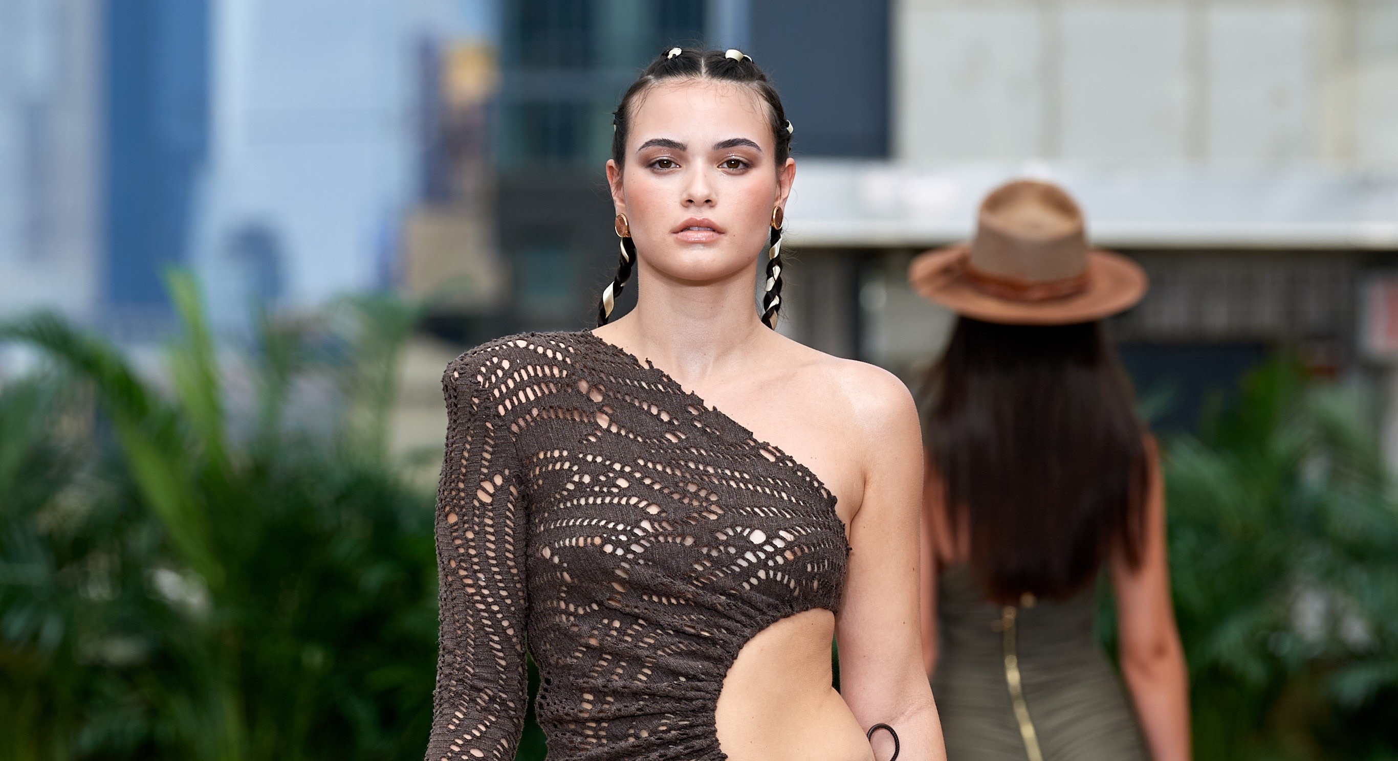 Verónica SIbles durante su pasarela, el 8 de setiembre, en Nueva York Fashion Week. Verónica SIbles para LN