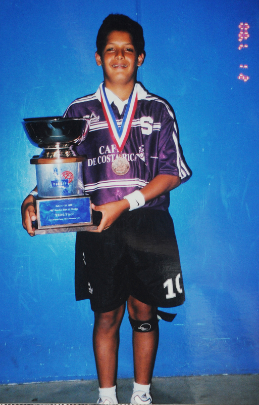 Con 11 años Celso ganó un torneo internacional con Saprissa. | MANUEL VEGA