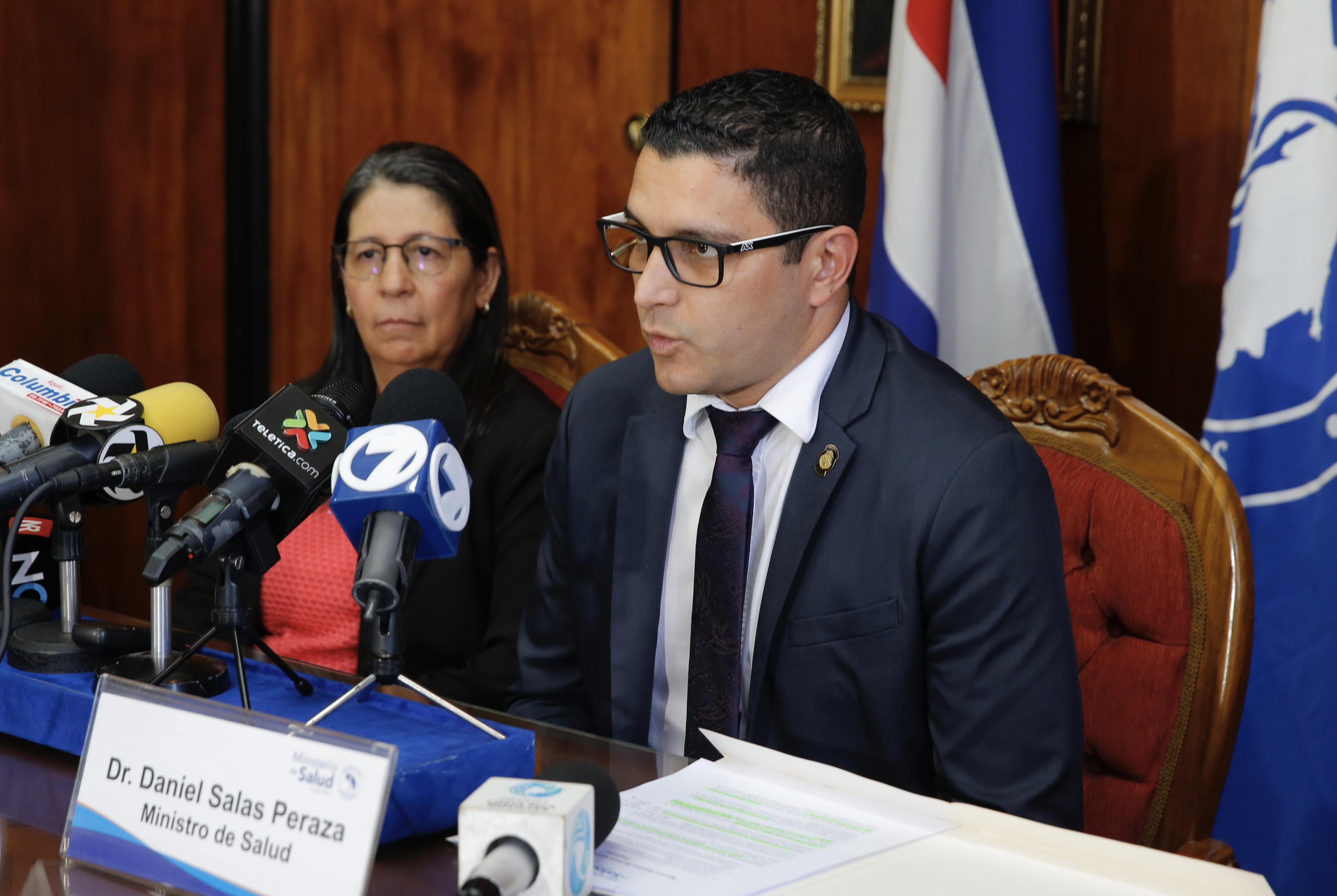10/12/2019. Ministerio de Salud, San José. Hora: 1:30 pm. El ministro de Salud, Daniel Salas, y la viceministra del ramo. Alejandra Acuña, se refieren a la norma del aborto terapéutico en conferencia de prensa.
Fotos: Mayela López