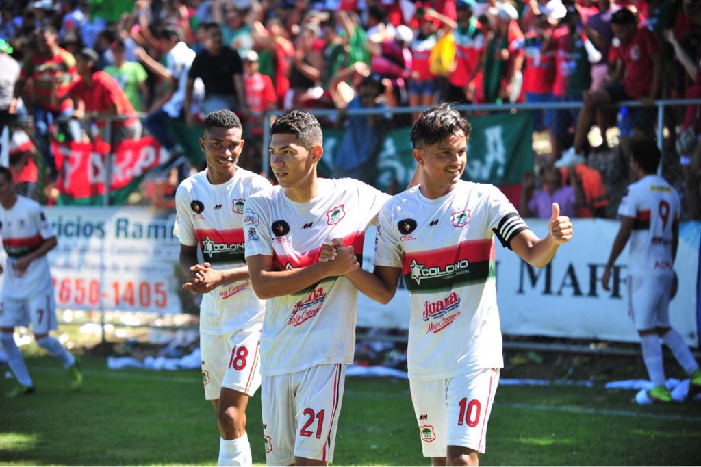 José Pablo Córdoba (21) marcó dos goles en el juego de vuelta ante Jicaral Sercoba. FOTO: Juan Diego Villarreal.
