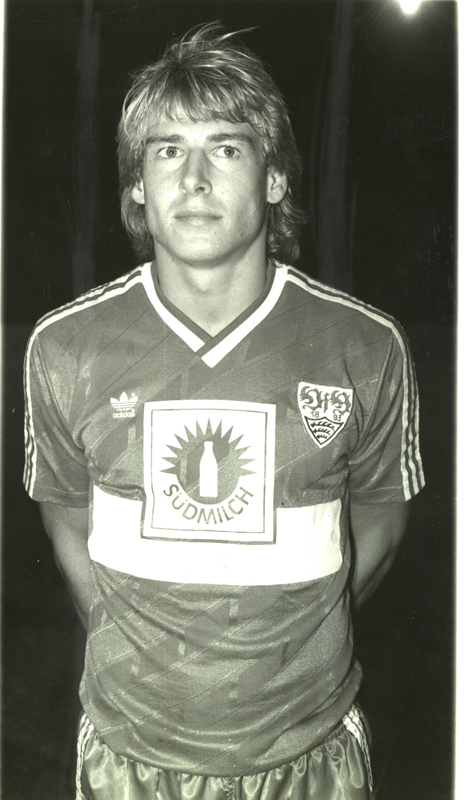 Imagen de Klinsmann en 1988 con el Stuttgart, en Costa Rica. | ARCHIVO
