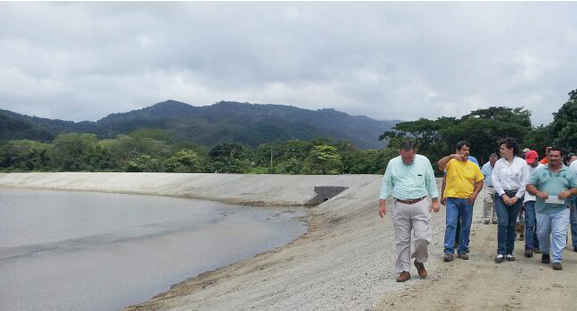 En 2013, la CNE invirtió ¢373 millones en el dique de Nosara para prevenir inundaciones. | CORTESÍA DE LA CNE