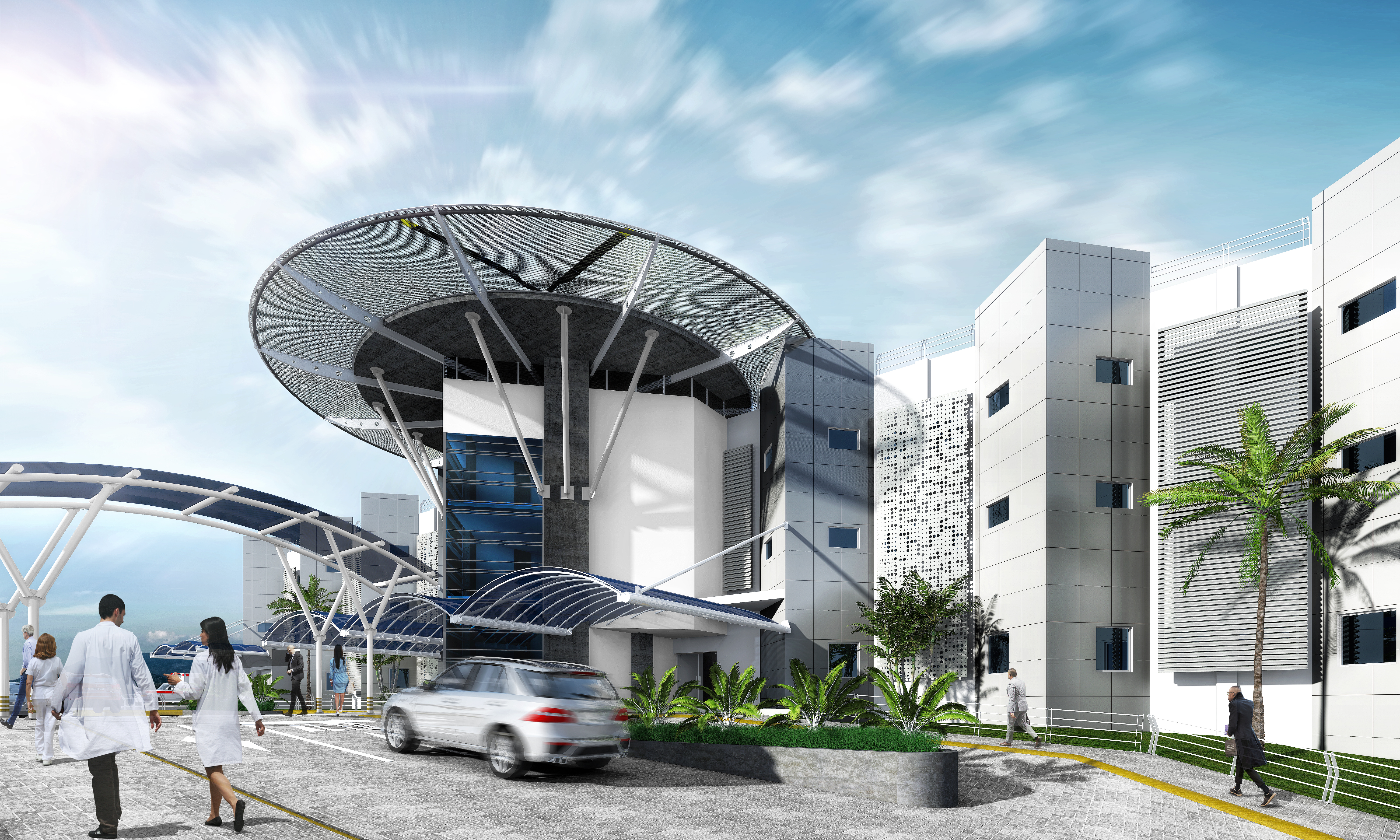 La sede de Santa Ana del Hospital Clínica Bíblica comprenderá en su primera etapa una extensión de 7.000 metros cuadrados en su edificio clínico.