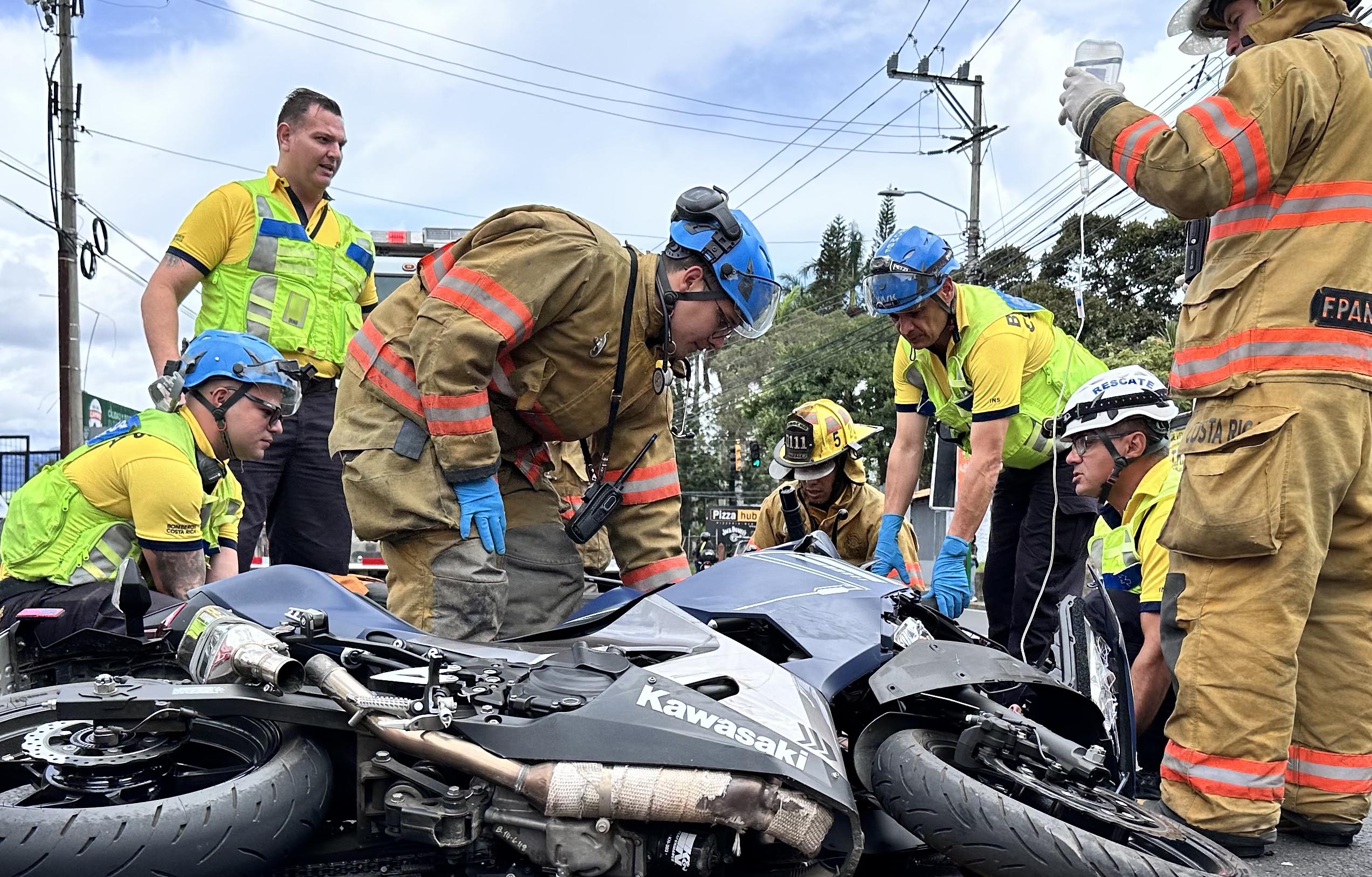Accidentes de motos en el país se disparó en uno de los años con más muertes en carretera, los cuerpos de emergencia están preocupados