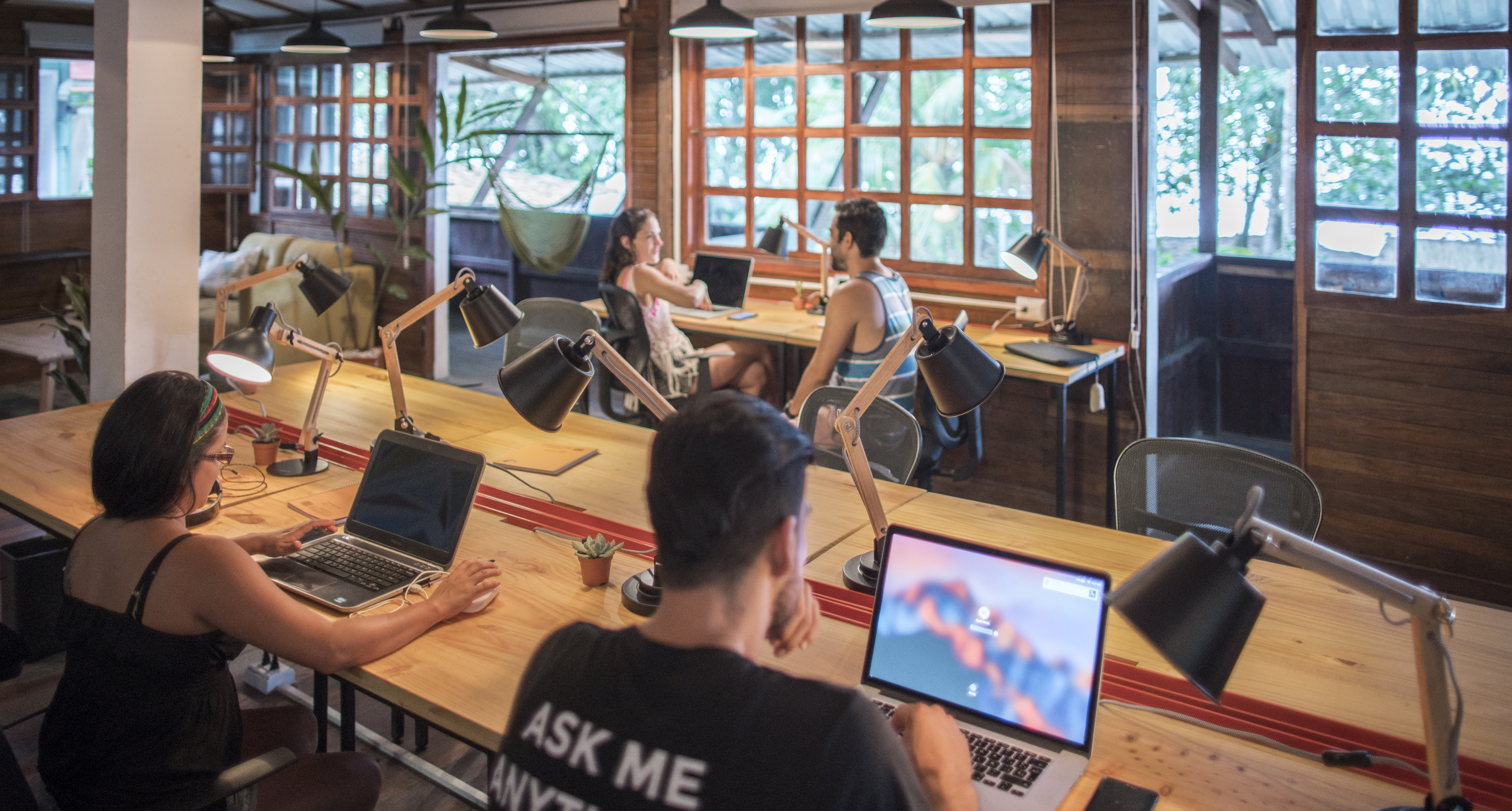 El Hotel Selina ha recibido nómadas digitales que desean venir a teletrabajar y viajar. Fotos cortesía para LN