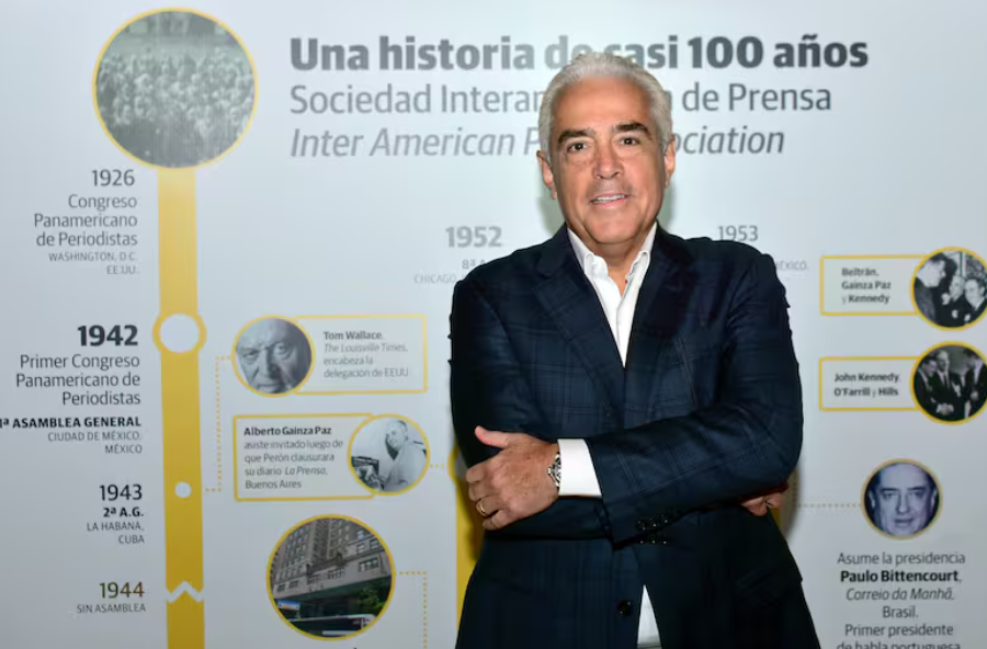 José Roberto Dutriz es el primer salvadoreño en asumir la presidencia de la Sociedad Interamericana de Prensa. Foto: La Nacion/Argentina