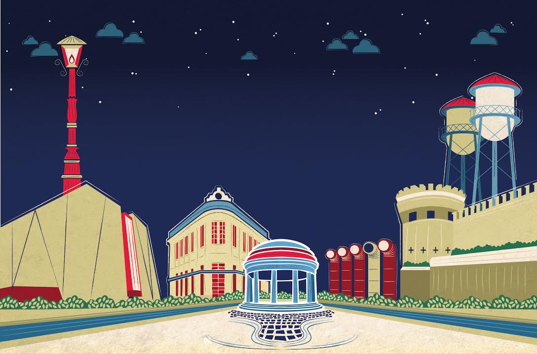 Ilustración acerca de la ciudad de San José.