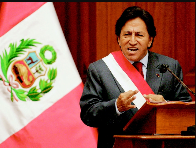 El depósito de $6,5 millones ligado al expresidente peruano Alejandro Toledo se encuentra congelado, a solitud de las autoridades judiciales de Perú, en el banco privado Scotiabank.