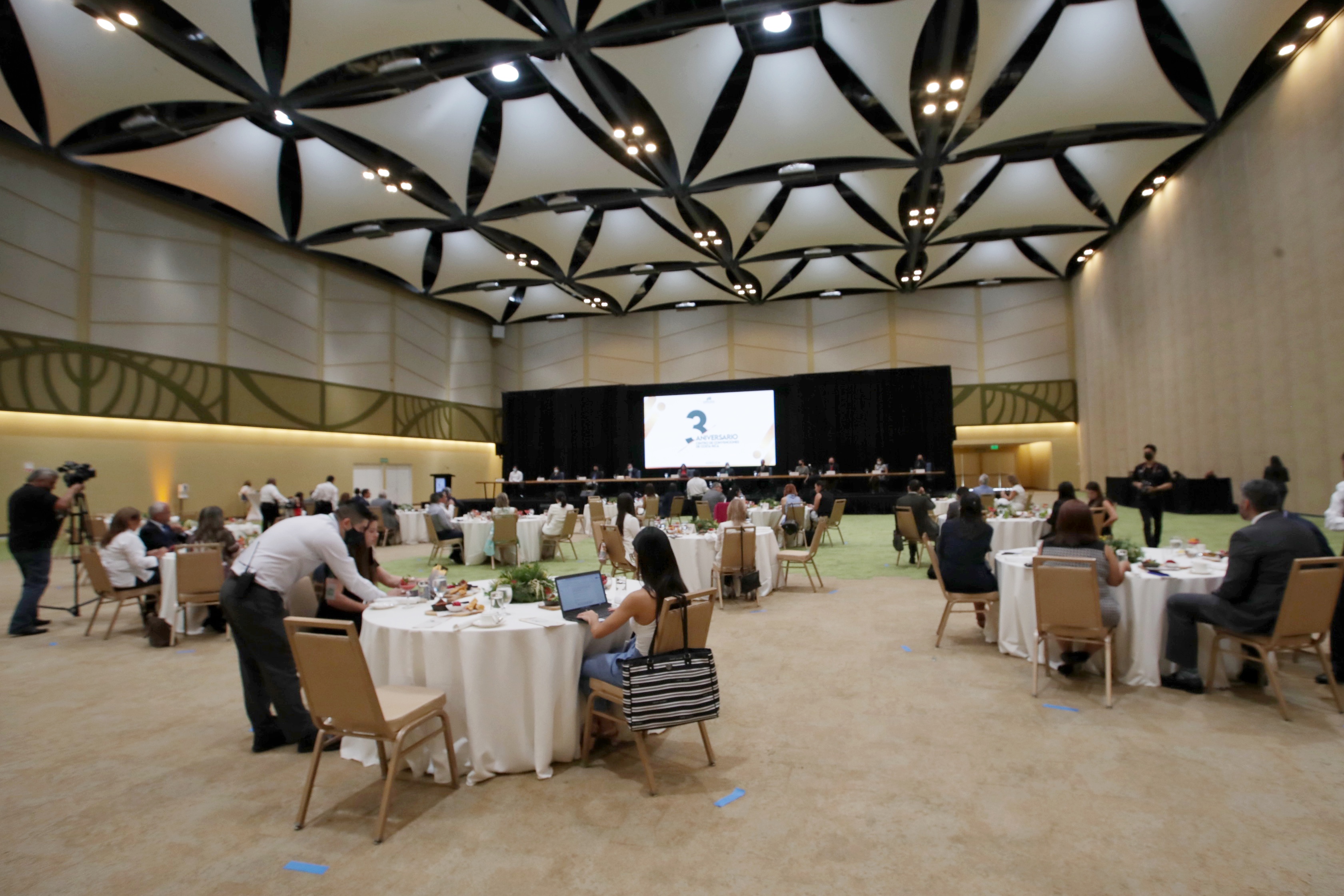 12/08/2021/ Tercer aniversario del Centro Nacional de Convenciones, se dieron importantes noticias sobre el sector /Fotografía: John Durán