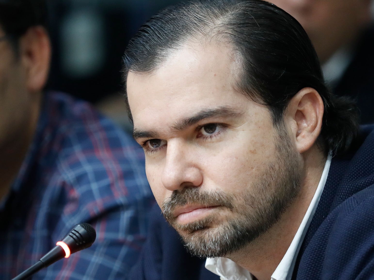 25/08/2017; San José; Asamblea Legislativa; comision de investigación de creditos del Banco de Costa Rica; asiste a la comisión el empresario Juan Carlos Bolaños y el directivo del BCR Guillermo Quesada Oviedo gerente de proyectos del Banco de Costa Rica. En la fotografía Juan Carlos Bolaños. Fotografía José Cordero