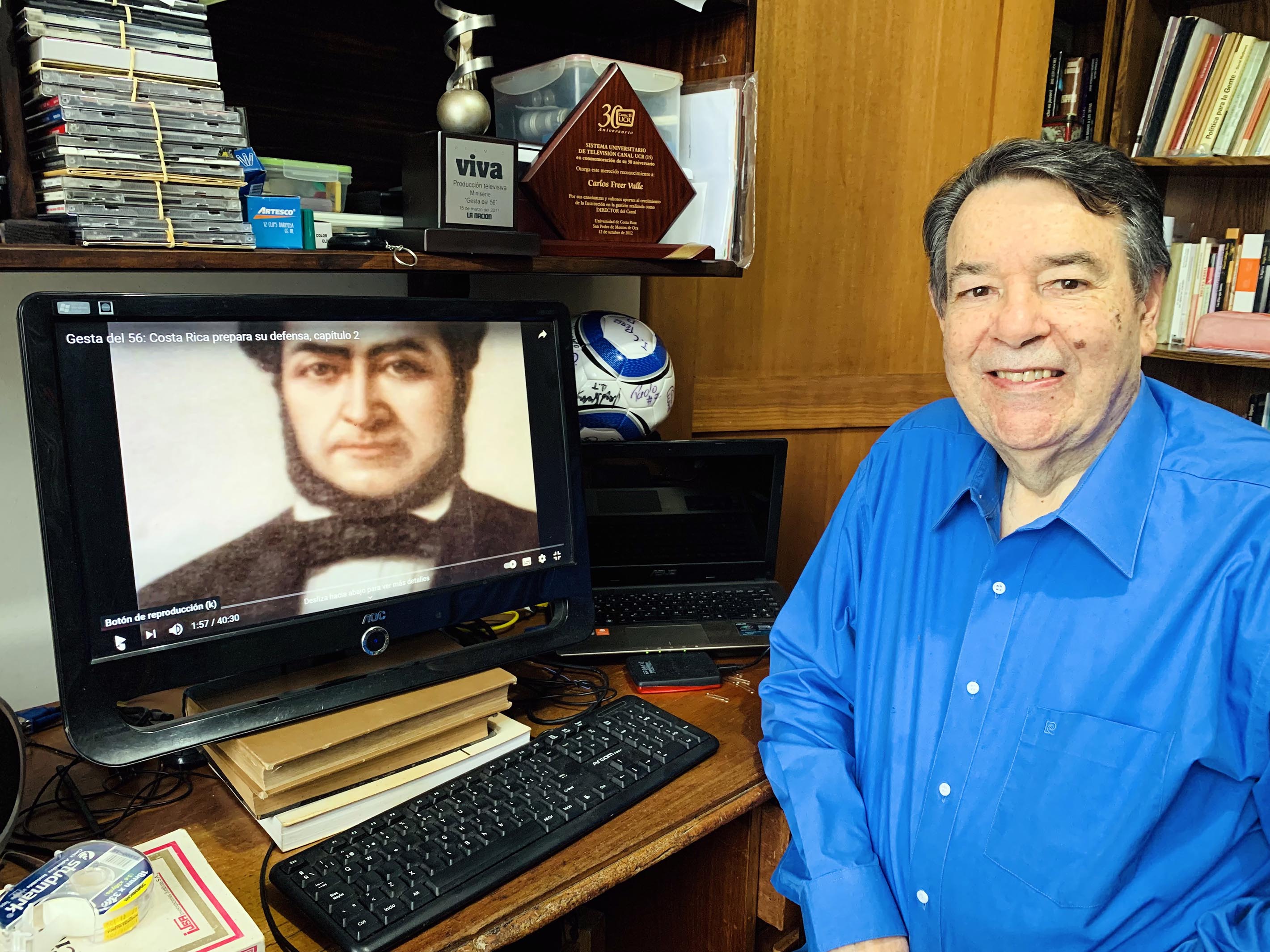 Carlos Freer Valle, de 85 años, era un reconocido cineasta costarricense que deja un importante legado.