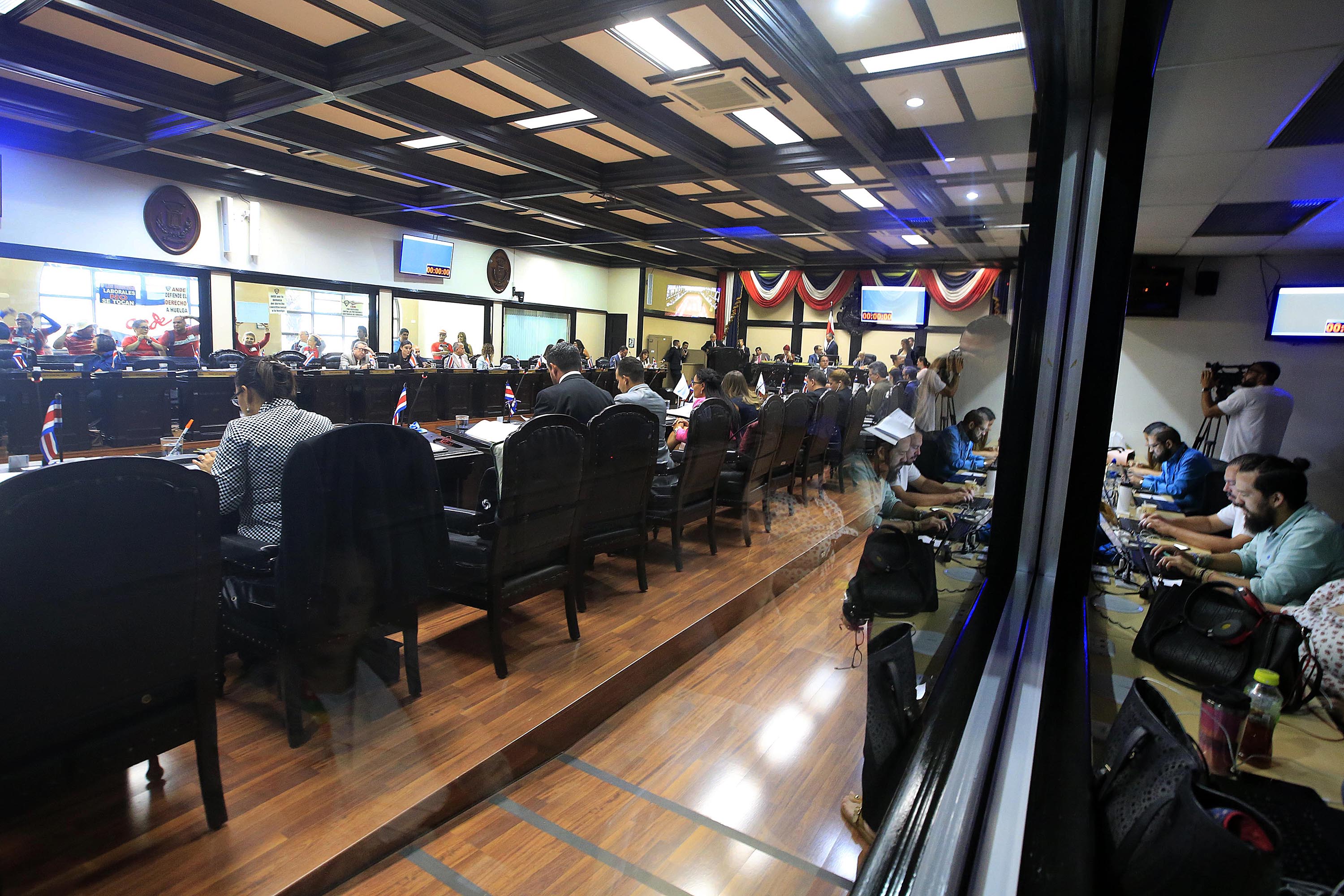 03/09/2019 Asamblea Legislativa. En sesión plenaria, lectura y aprobación de mociones, para el Proyecto de Regulación de Huelgas. Foto: Rafael Pacheco