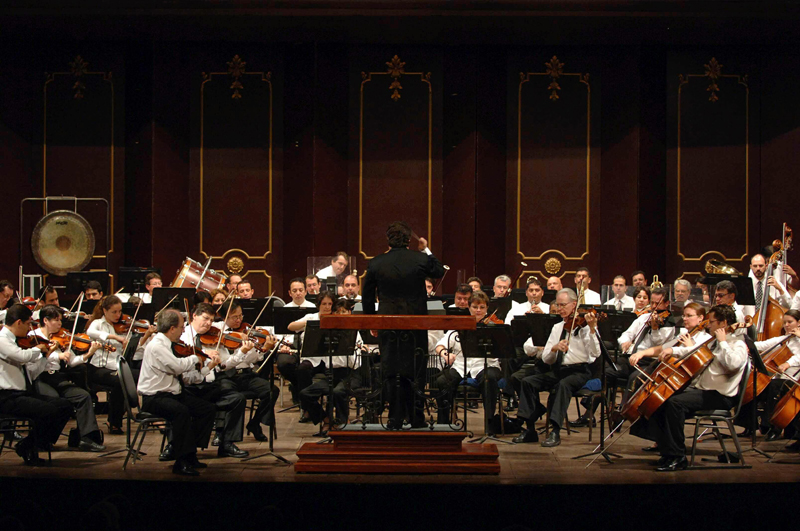 Fuerte jornada. La Orquesta Sinfónica Nacional dedicó las últimas dos semanas a ensayar la obra. Archivo.