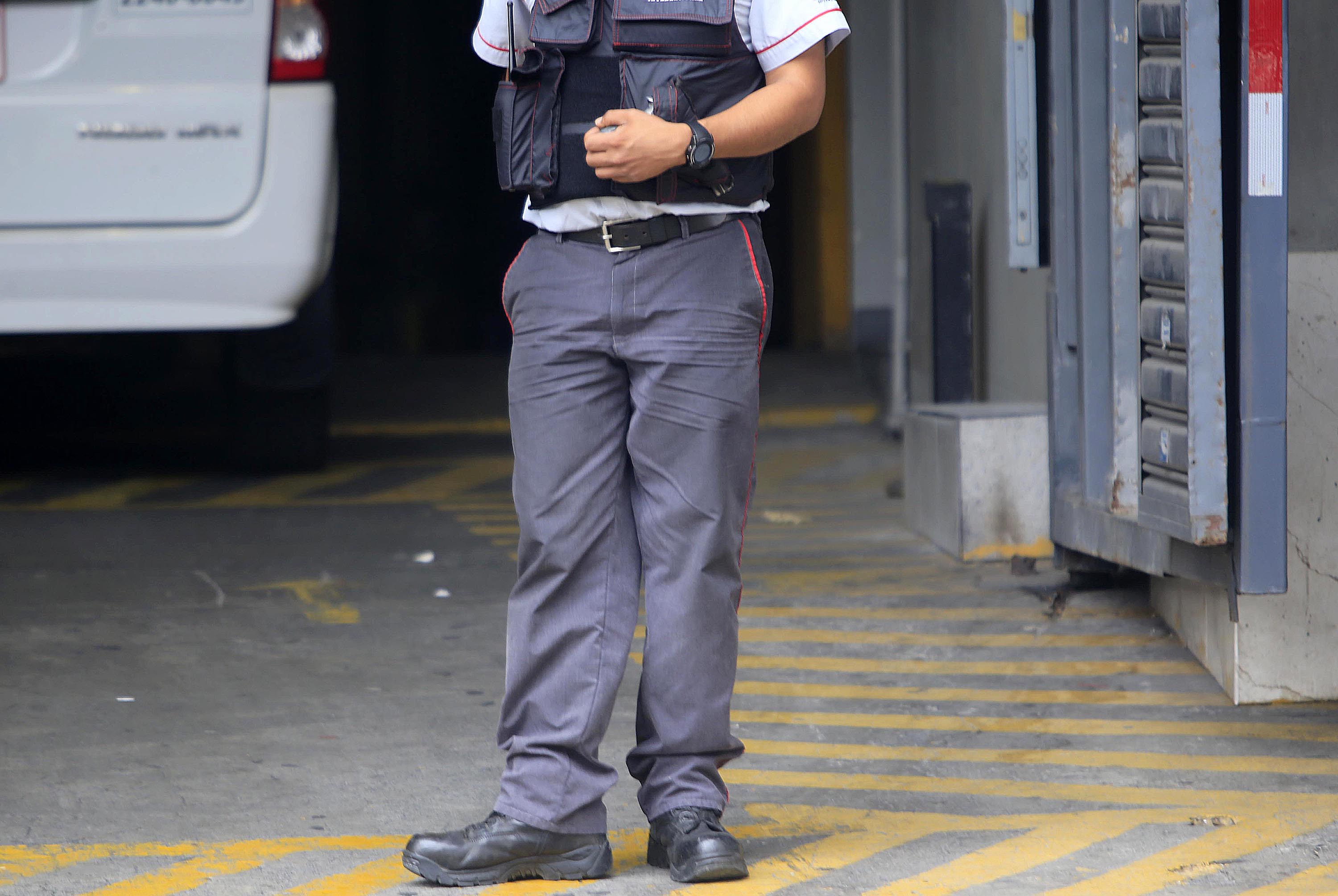 26/06/2018 San José. Fotografía ilustrativa para tema relacionado con Seguridad Privada. Foto: Rafael Pacheco