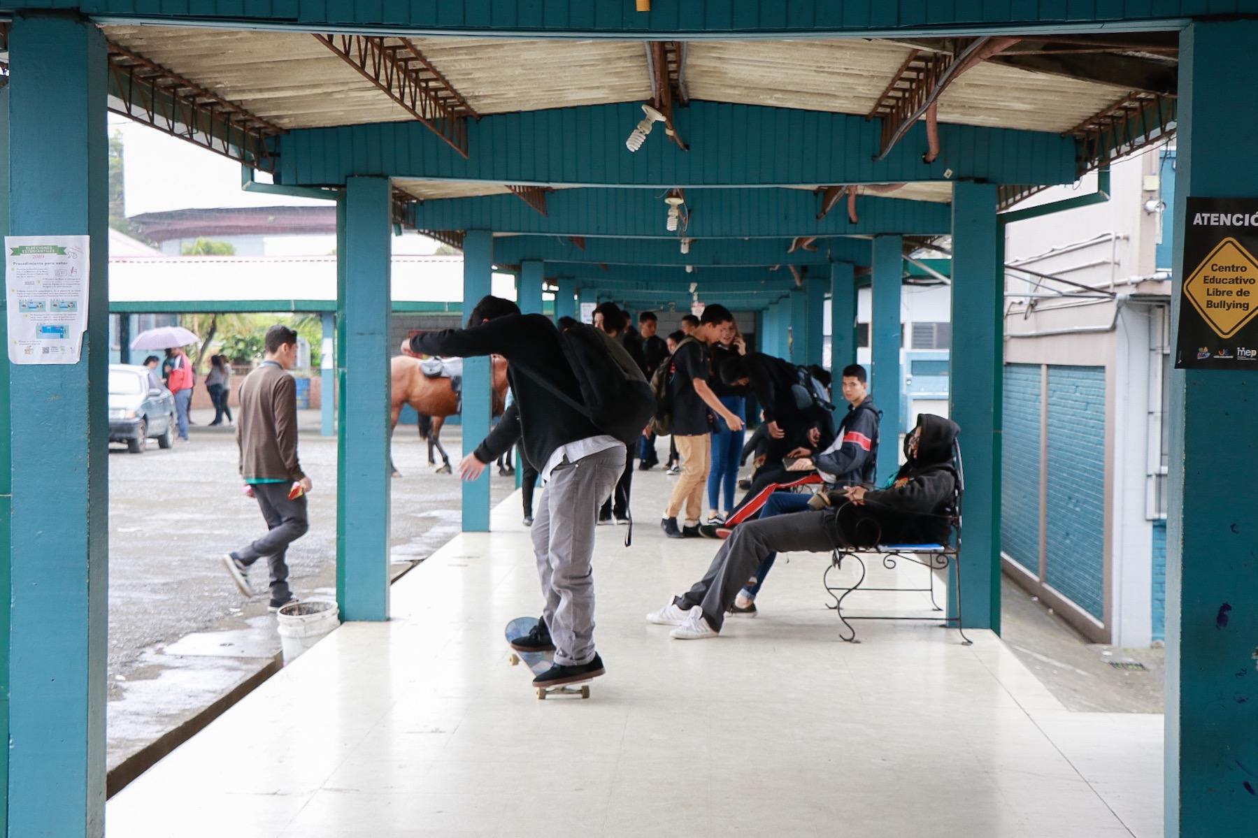 06/06/2019. Afectaciones por huelga APSE. Liceo Luis Dobles Segreda. Fotografía: Lilliam Arce