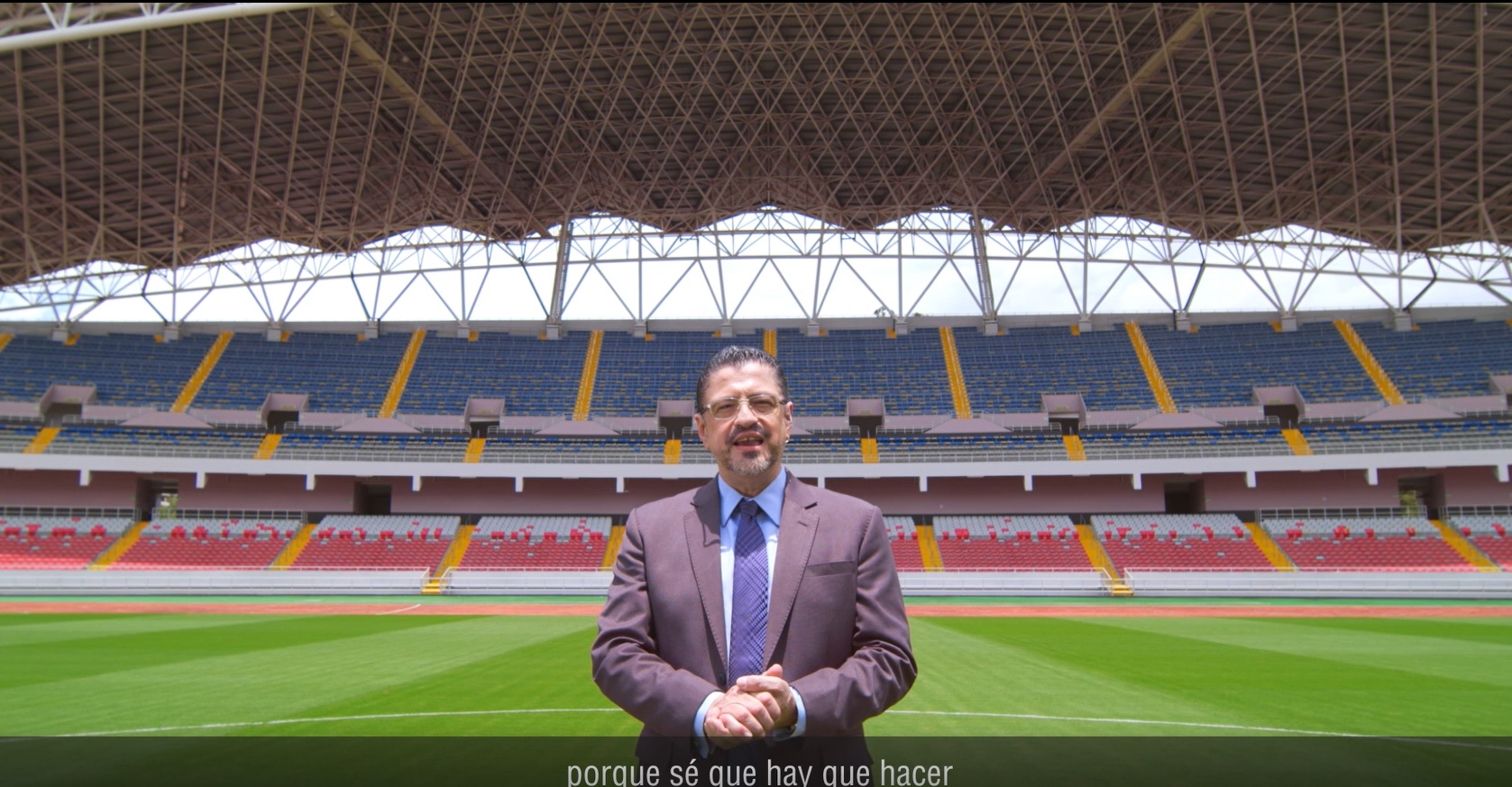 Captura de pantalla del anuncio televisivo que Madison produjo para la campaña de Rodrigo Chaves.