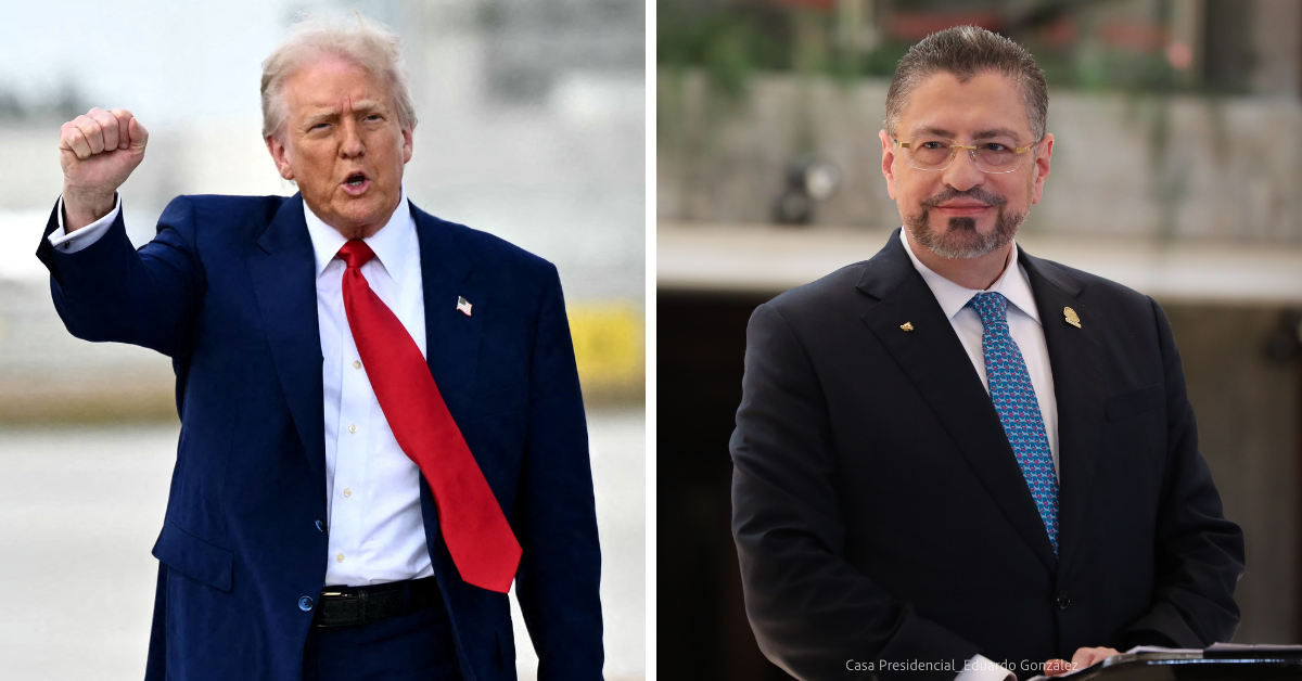 Donald Trump y Rodrigo Chaves