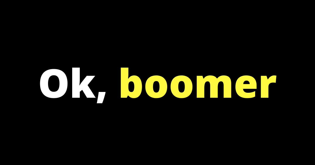 El Explicador - Ok boomer