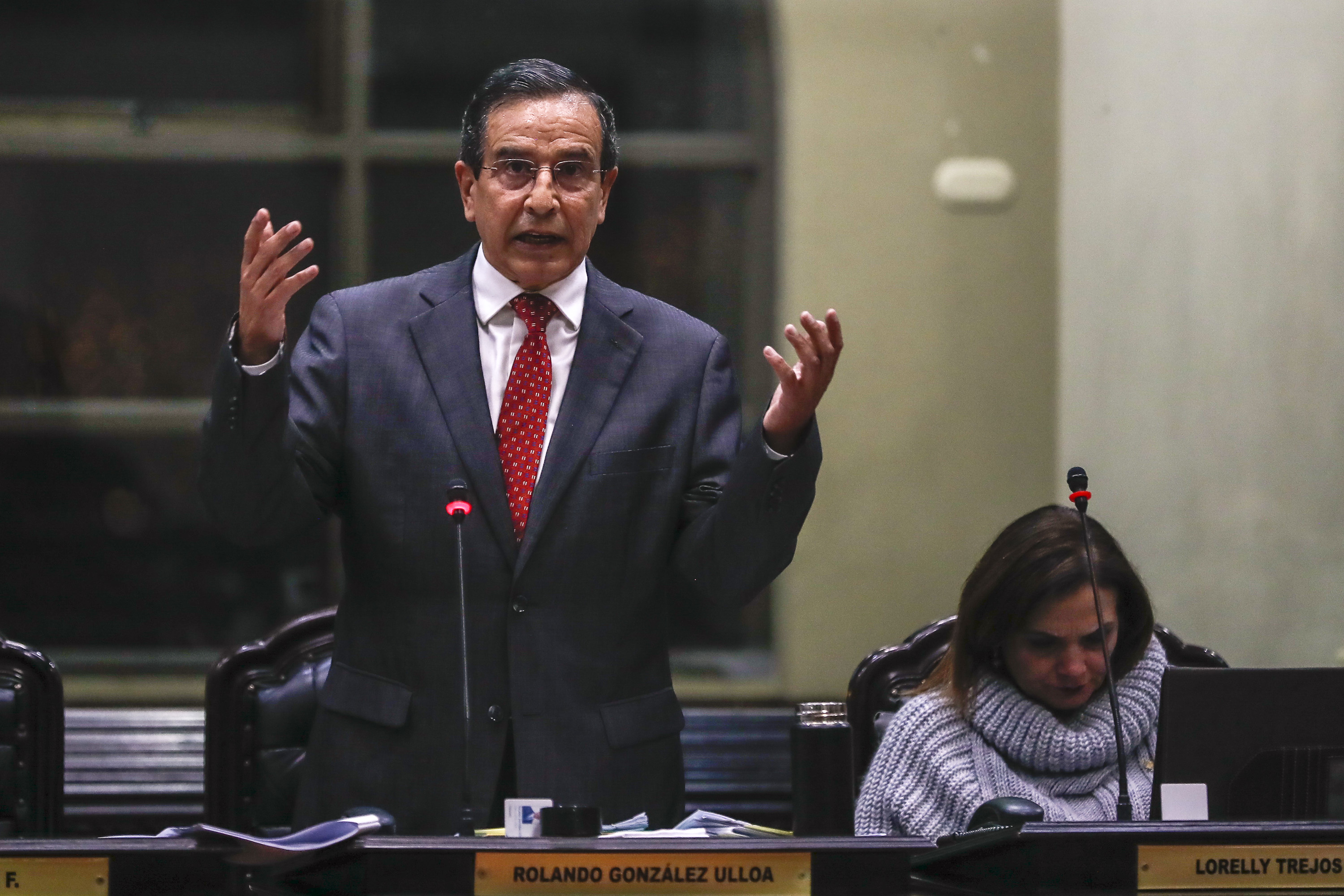18/01/2018, San José, Asamblea Legislativa, sesión del plenario para votar acerca del caso del Cementazo. En la fotografía Rolando González PLN. Fotografía José Cordero