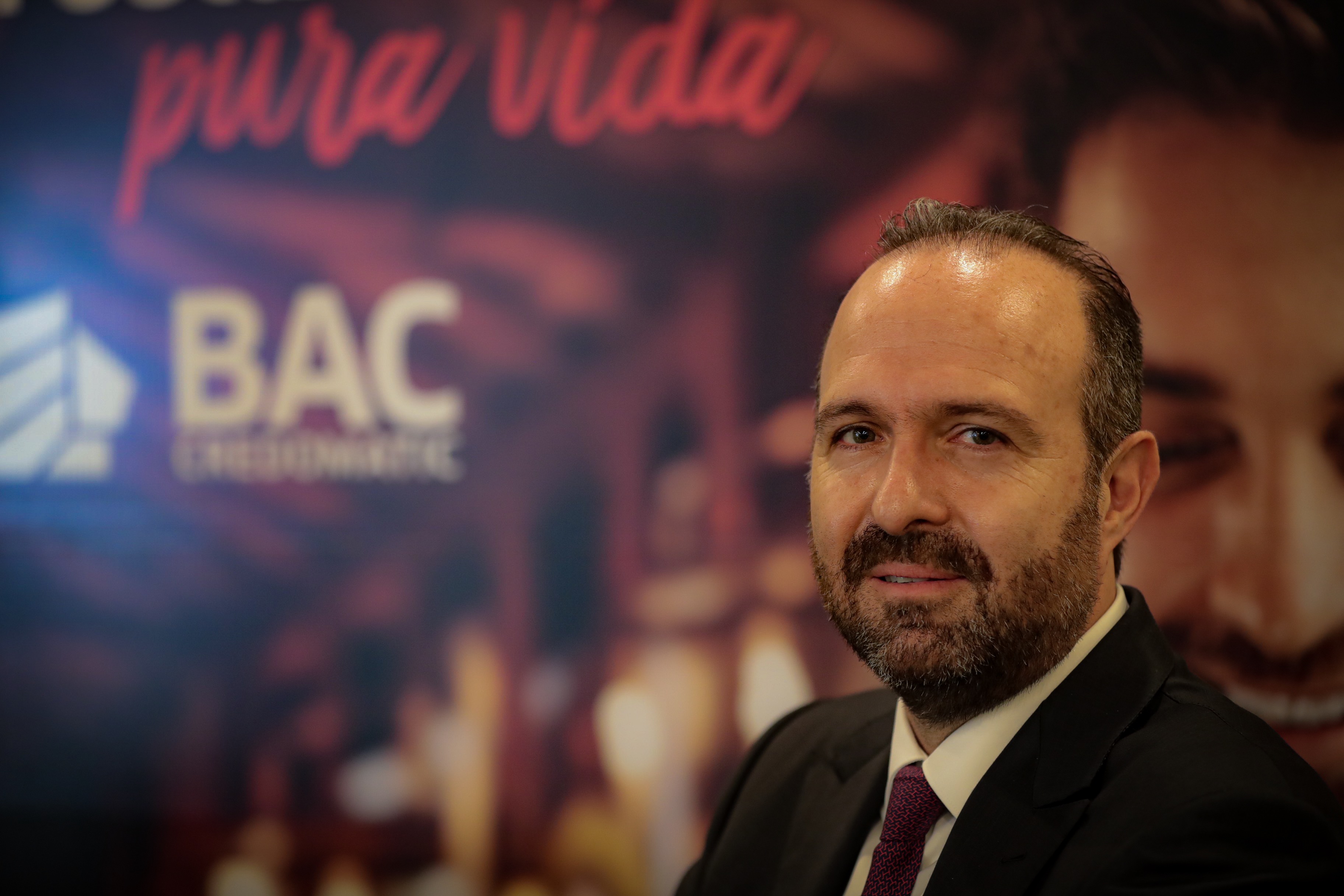 Federico Odio, gerente del BAC Credomatic, afirmó que la apuesta con el programa de crédito es ayudar a las pymes a reinventarse en un momento de mucho cambio en la economía costarricense. Foto: Alonso Tenorio.