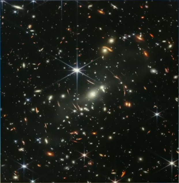 Esta es la primera imagen del telescopio James Webb.
Fotografía: NASA
