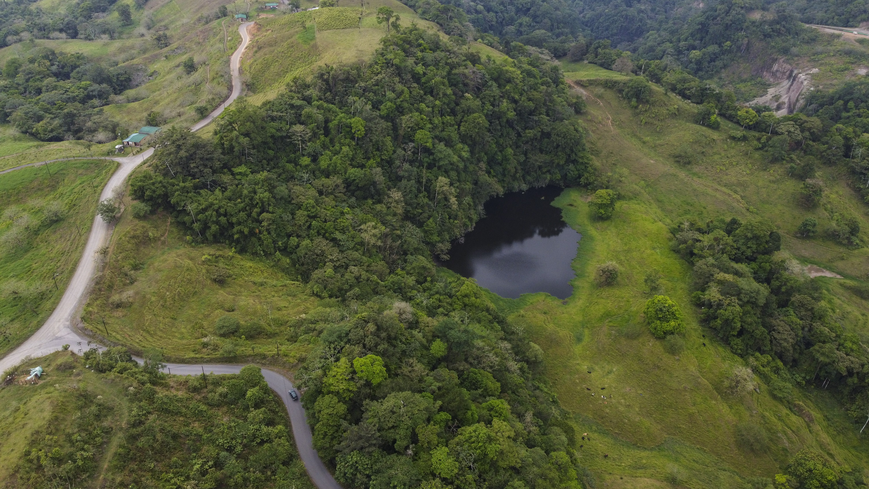 03/04/2025, Alajuela, San Carlos, estado actual de la Ruta Nacional 35 hacia San Carlos, que lleva varios años retrasada su construcción, y ahora el gobierno parece que va a reanudar las construcciones para terminar esta ruta.