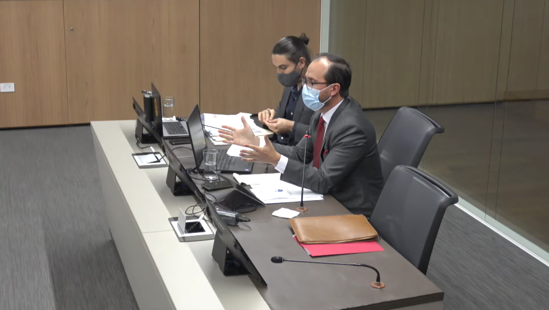 Ministro de Desarrollo Humano y presidente ejecutivo del IMAS, Juan Luis Bermúdez, compareció este jueves ante los diputados de la Comisión de Ingreso y Gasto Público. Captura de pantalla Asamblea Legislativa.
