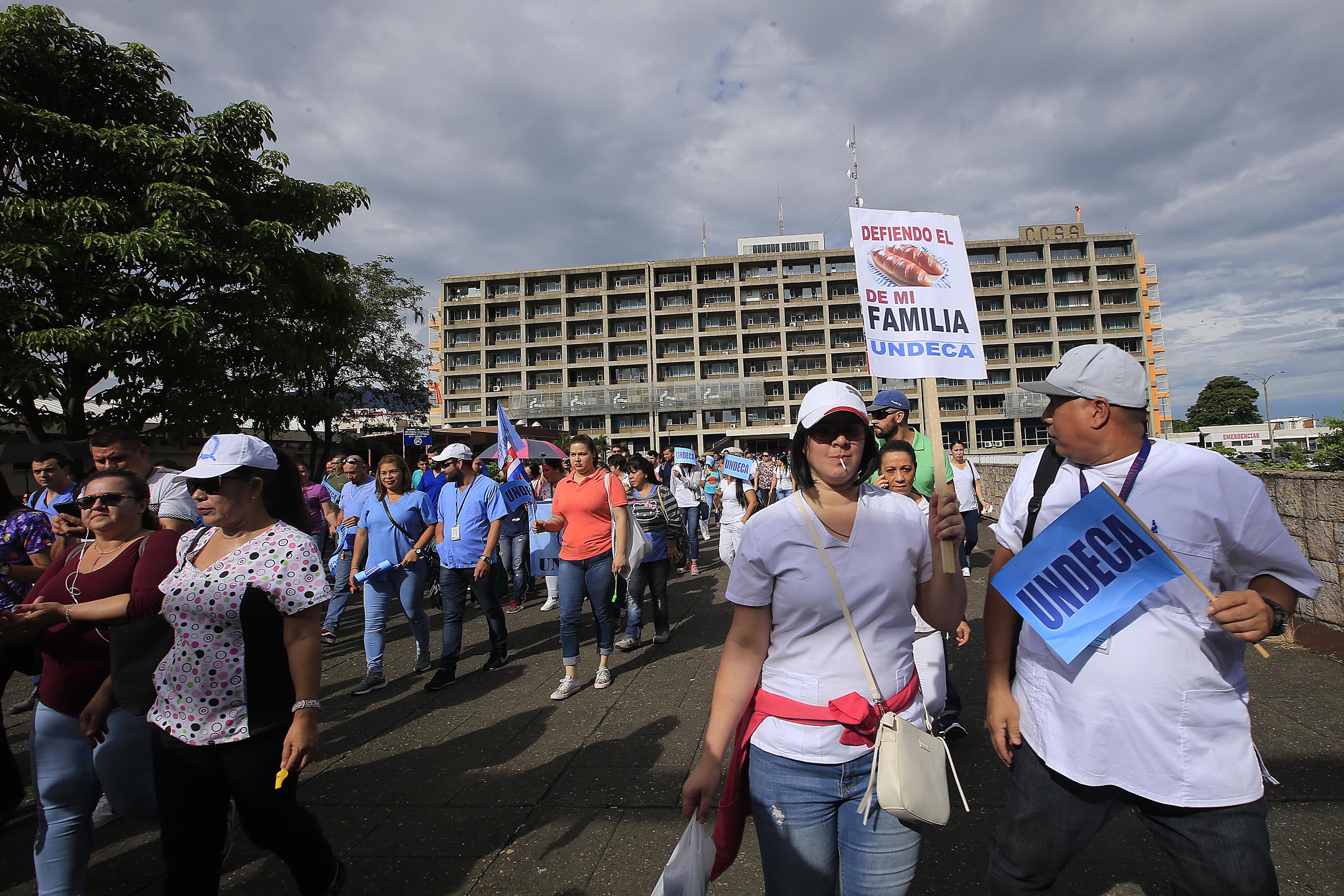25/06/2018 San José. Recorrido para ver afectación en Hospital México, por huelga de sindicatos que se oponen al plan fiscal propuesto por el gobierno. Foto: Rafael Pacheco