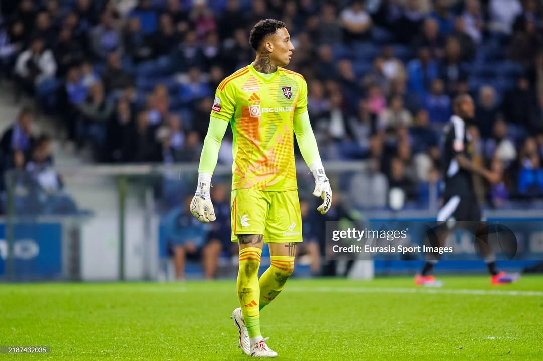 Patrick Sequeira fue nombrado el portero del mes en la liga de Portugal. Instagram.