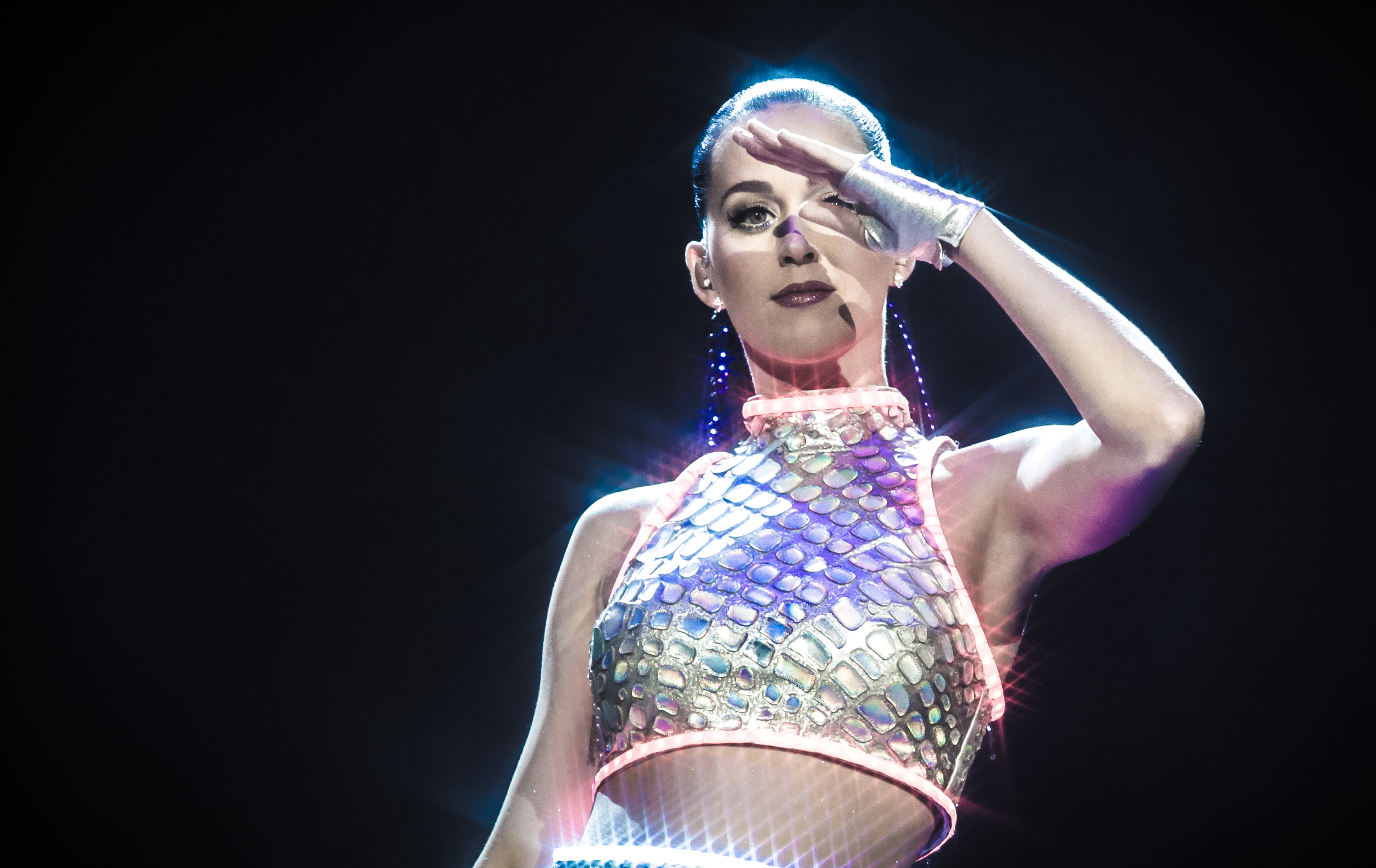 La cantante Katy Perry está de gira desde el 2014.